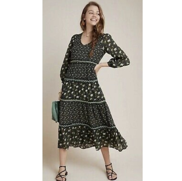 Anthropologie Dresses & Skirts - Anthropologie Karoline Tiered Maxi Dress